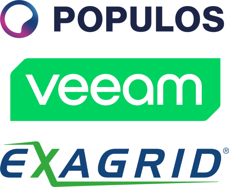 Veeam, Exagrid e Populos